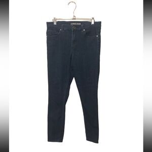 Express High rise Ankle Legging Jeans Women’s Size 8 Dark Wash Denim